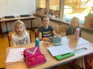 Kindergartenkinder zu Besuch